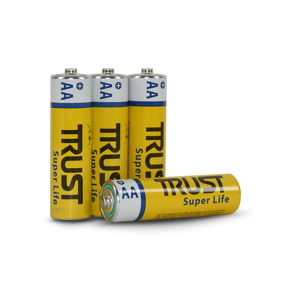 باتری قلمی TRUST مدل سوپر لایف 4عددی شرینک