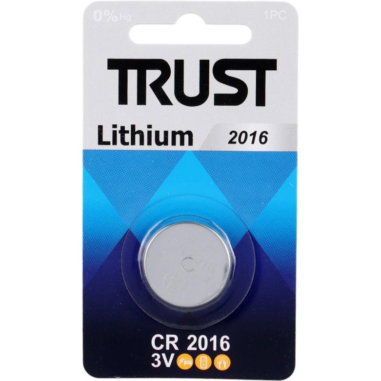 باتری سکه ای TRUST مدل  2016 1 عددی